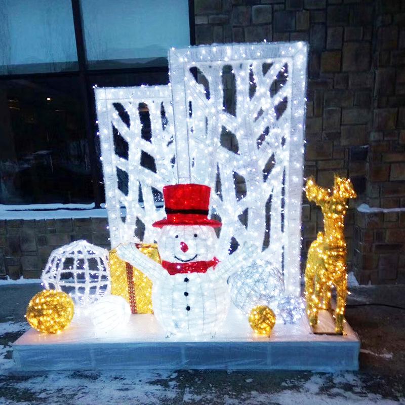 Outdoor Waterproof LED 3D Prancing Reindeer Christmas Light