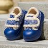 Fashion 2025 New Chinese Flower Style Winter Warm Shoes Woman Indoor Street Slippers Soft EVA Waterproof Girls Home Floor Platform Shoes