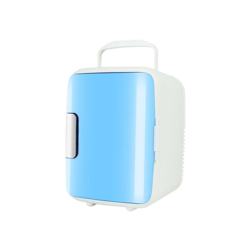 4L Large Capacity Car Refrigerator Food Grade Liner Cooler Warmer Mini Fridge for Dormitory Office Home Mini Fridge