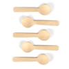 100pcs Disposable Wood Spoons Ice Cream Tea Spoon 10cm Flatware Cutlery Bupplies