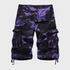 2025 Summer Men's Loose Casual Five-Pocket Work Pants Camouflage Shorts