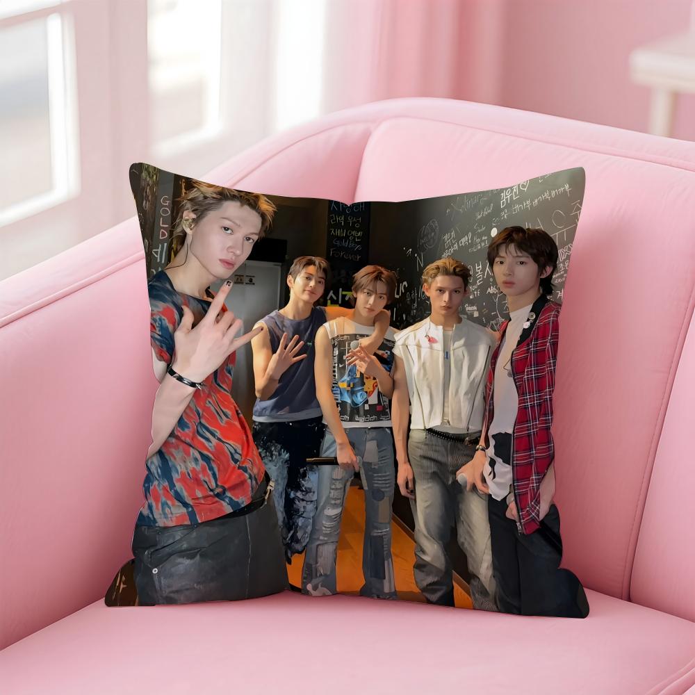 Korean Handsome Boy Group CCortis Cushion Cover Pillow Case Soft Skin Friendly Fabric  Concealed Zipper