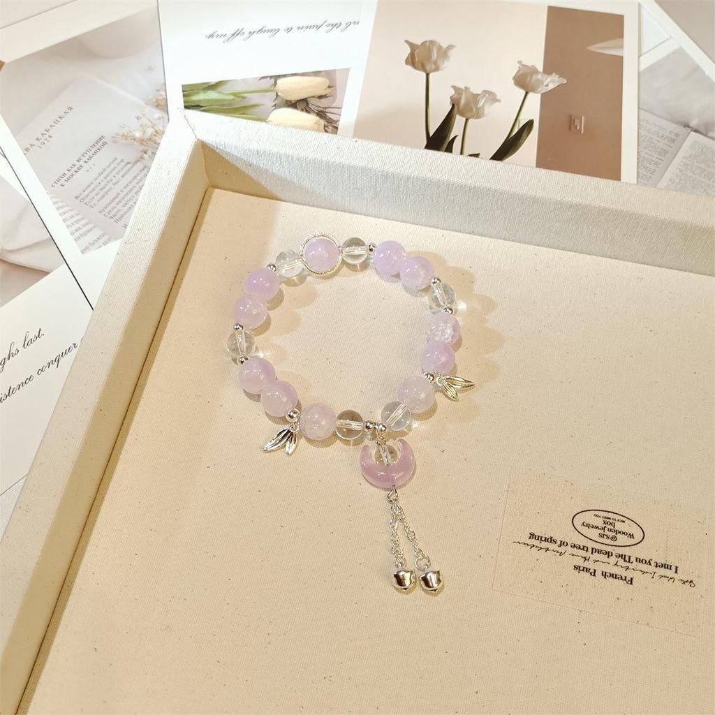 Mori Style Mermaid Crystal Bracelet - Sweet, Versatile Design for Women, Students, and Best Friends.
