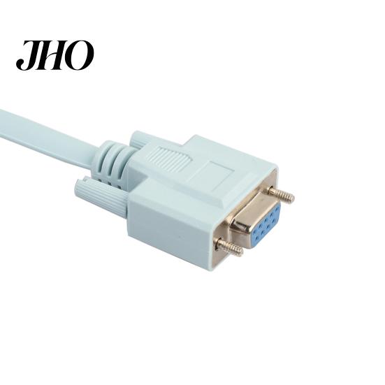 5ft 9Pin DB9 Serial RS232 to RJ45 Cat5 Ethernet Console Rollover Cable for Cisco