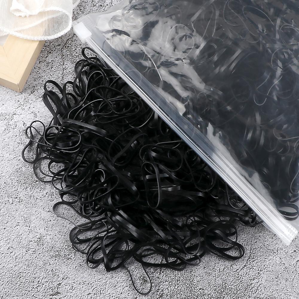 

1000 шт./набор Эластичные резинки для волос для девочек, разноцветные резинки для волос для детей и женщин, резинка, повязка на голову, держатель для хвостика, аксессуары для волос, подарок Thin