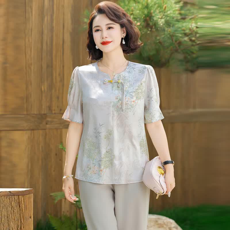 YUZHAOLIN Elegantes Neues Chinesisches Sommer-Set für Damen