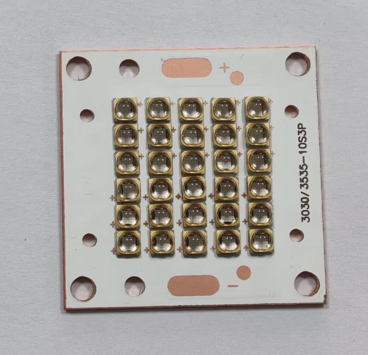 1W Vertical Ceramic UV 3535 SMD High Power LED 365nm Purple Light Bead for UV Module Curing and Counterfeit Detection