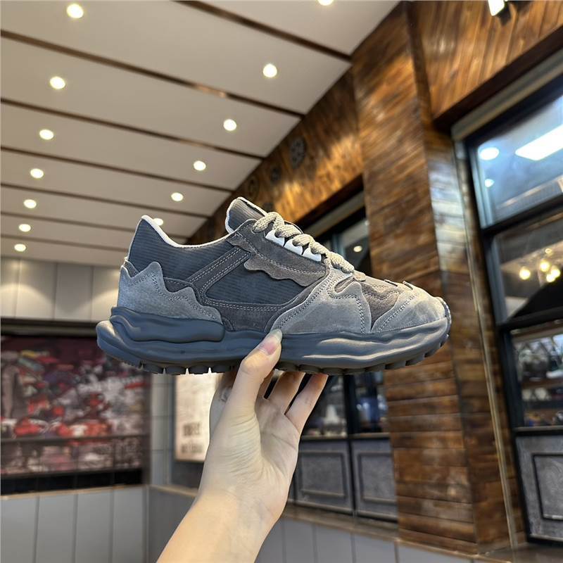 Zapatos de plataforma antideslizantes nuevos de otoño, calzado deportivo informal de cuero, zapatos de papá modernos bc