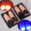 2 Pieces Thumbs LED Light Up Toy Fantastic Luminous Gifts Trick Props Novelty Glowing Toys Adult Children Teenager