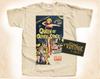 Queen of Outer Space T-Shirt Vintage Natural Color Men's T-Shirt DTG Digital Print SIZES S M L XL 2XL 3XL 4XL 5XL
