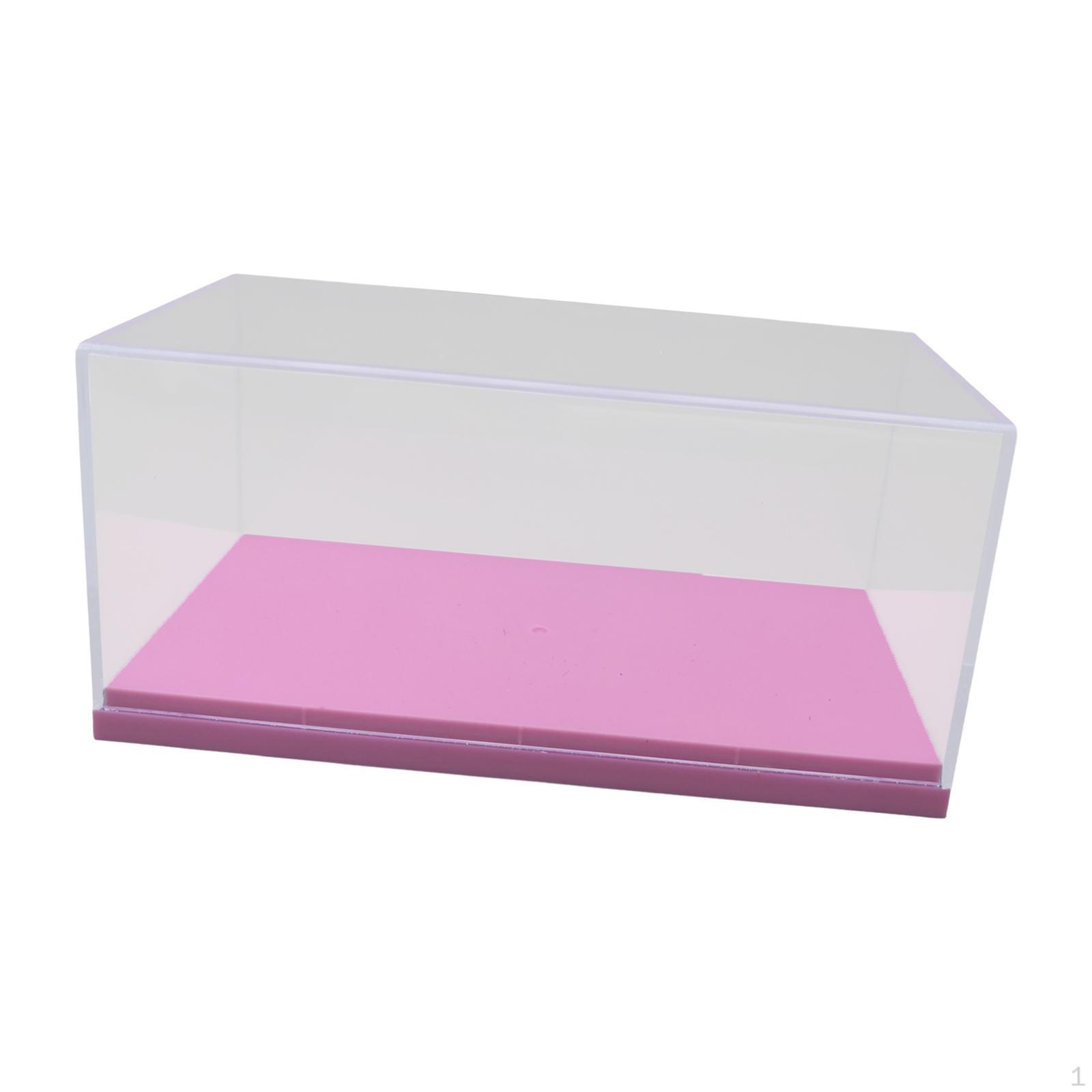 

1:43 прозрачных акриловых игрушечных машинок витрина коллекционные ящики для хранения статуй игрушки розовый