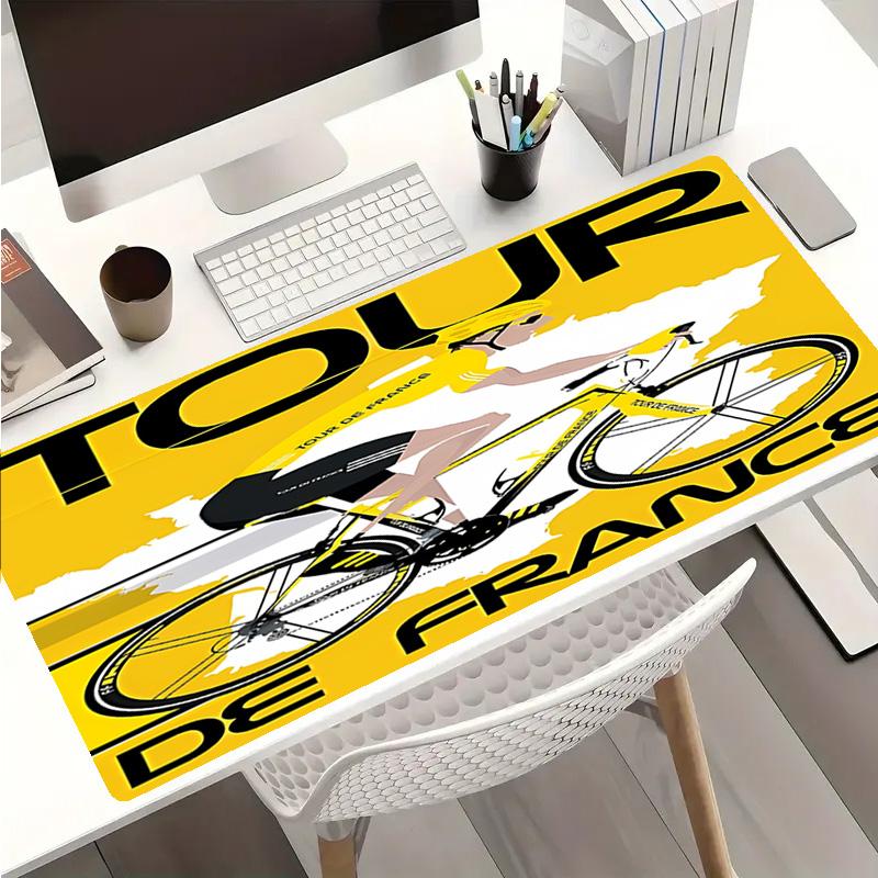 Tour de France Mouse Pad - Non-Slip Rubber Base, Smooth Surface for Work,Gaming,Office,And Home Use, Desk Mouse Pad