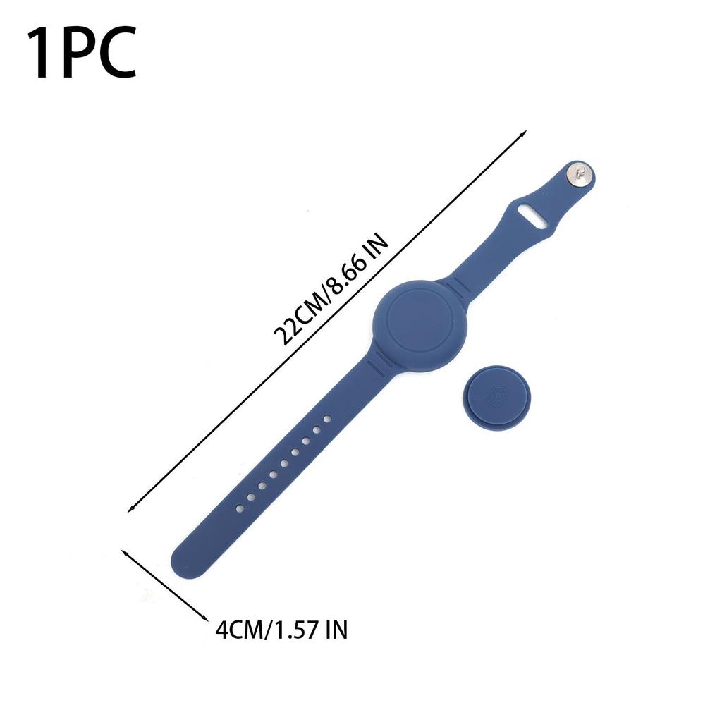 Dla Apple AirTag Silikonowe Etui Ochronne Pasek na Nadgarstek Zapobiegający Zgubieniu Pokrowiec Ochronny dla Dzieci Lokalizator Wodoodporna Opaska na Nadgarstek