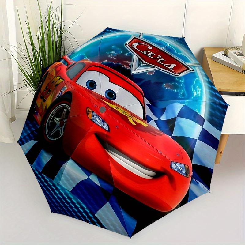 

1 Auto Open Lightning McQueen, Cars Themed Colorful 8-rib Portable Umbrella for Men and Women, A Compact Commuting Companion Suitable for Da