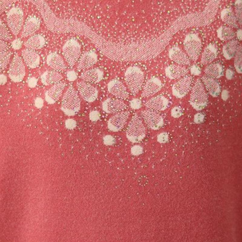 Women Winter Sweater High End Fashion Plush Tnicken Warm Knitted Pullover Middle-aged Women Elegant Jumper Femme Knitwear