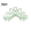 Stylish Hair Accessory Back Head Shark Clip, Large Hollow Petal Shape Claw, Bun Holder Claw For Commuting Accessory, Size Shower Clip for Thick