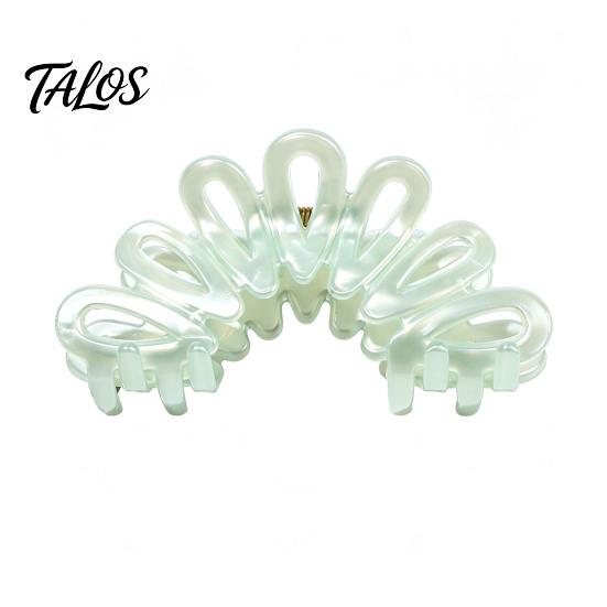 Stylish Hair Accessory Back Head Shark Clip, Large Hollow Petal Shape Claw, Bun Holder Claw For Commuting Accessory, Size Shower Clip for Thick