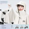 Impermeabile per Scooter Elettrico da Donna, Monoposto, Lungo, Integrale, Antitempesta, Extra Large e Spesso, Poncho Impermeabile per Guidare