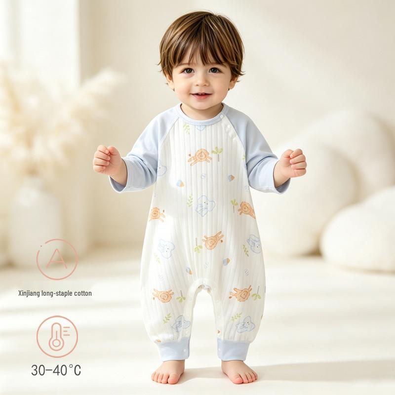 Summer Sleeveless Anti-Kick Footed Sleep Sack - Cool & Light Unisex Baby Quilt 73 cm (6-9 months, 15-17 lbs)
