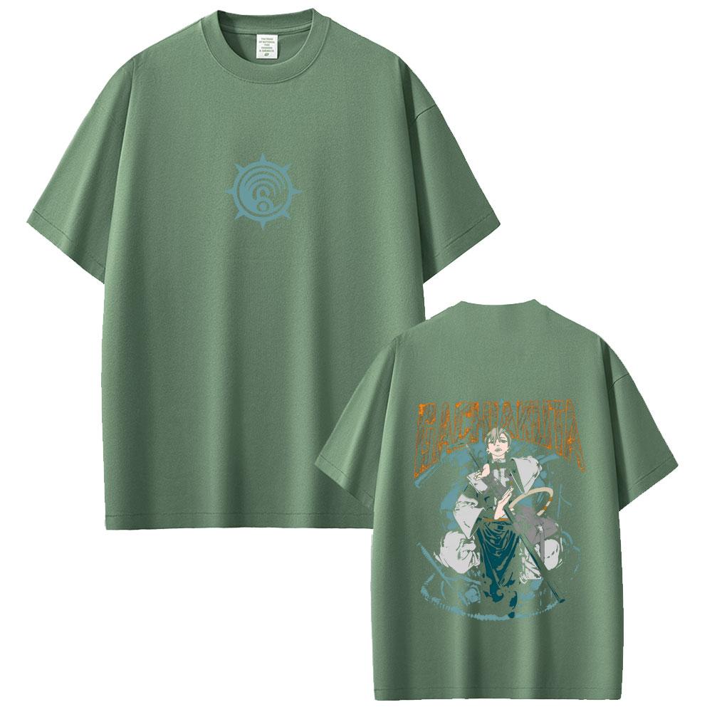 Hot Anime Gachiakuta Zanka Merch T Shirts Unisex Women Fashion Cosplay Oversized Streetwear Unisex High Quality Soft Cotton T-shirt