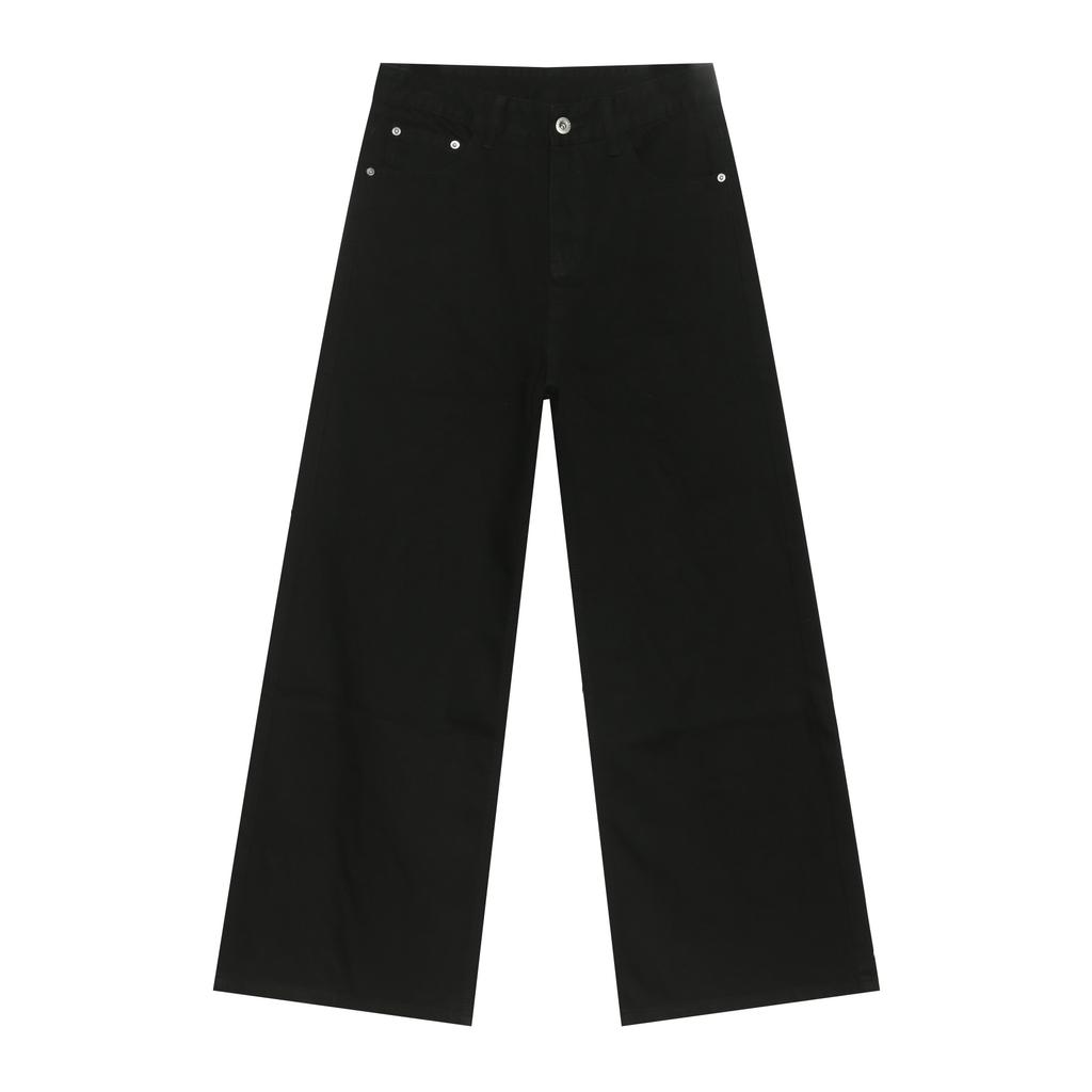 Jeans American Retro Jeans Men's Washed Loose All-match Casual Straight Wide-leg Trousers
