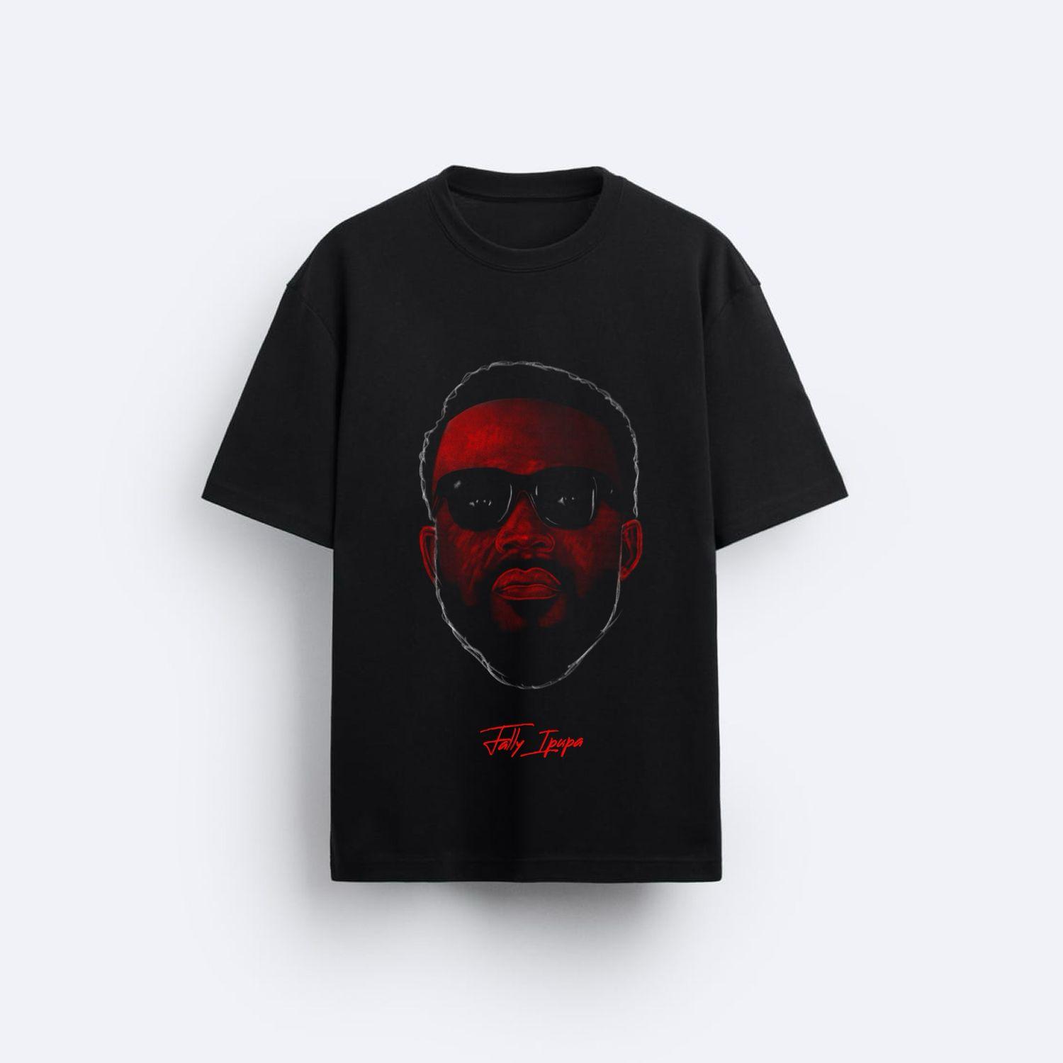 

Fally Ipupa Portrait T-shirt Unisex Women Summer Cotton Y2K Hip-hop Clothing Casual Fashion Oversize Short Sleeved Tops Fan Gifts M