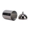 Stainless Steel Cotton Swab Holders Durable Multi Purpose Dustproof Cute Cotton Swab Canisters for Home Bathroom