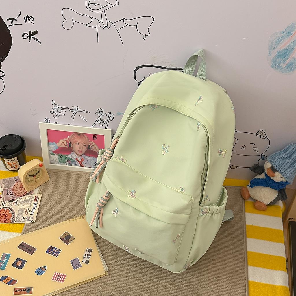 Schoolbag1011 Summer New Korean Ins Mori Sweet Travel Backpack High Value College Style Middle School Student Backpack