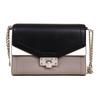 Kinsley Flap Commuter Chain Shoulder Bag Leather Crossbody Women Shoulder Bag Black Multicolor 35S0GYKF2T-OPWHT-MULTI