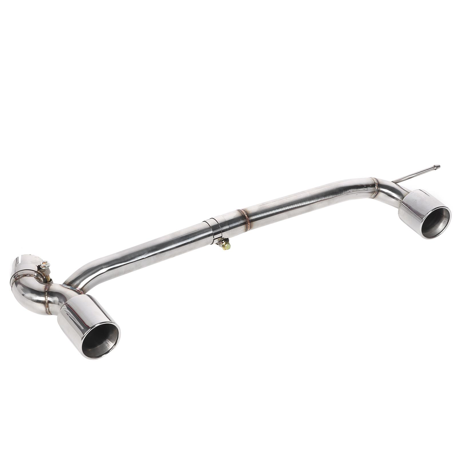 

Exhaust Pipe Tips 2 Outlet Flat Mouth Tail Throat Refit for MTMP Style Fit for 3 Series F30 316 320 12 19
