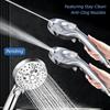 RV Shower Head with Hose, Shower Head with Handheld, 10 Modes High Pressure Shower Heads for Home/RV/Camper/Travel Trailer, Handheld Shower Head