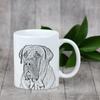 Boerboel, South African Mastiff - cup with a dog, cute cup with graphics, a gift with your photo from the Art-Dog brand
