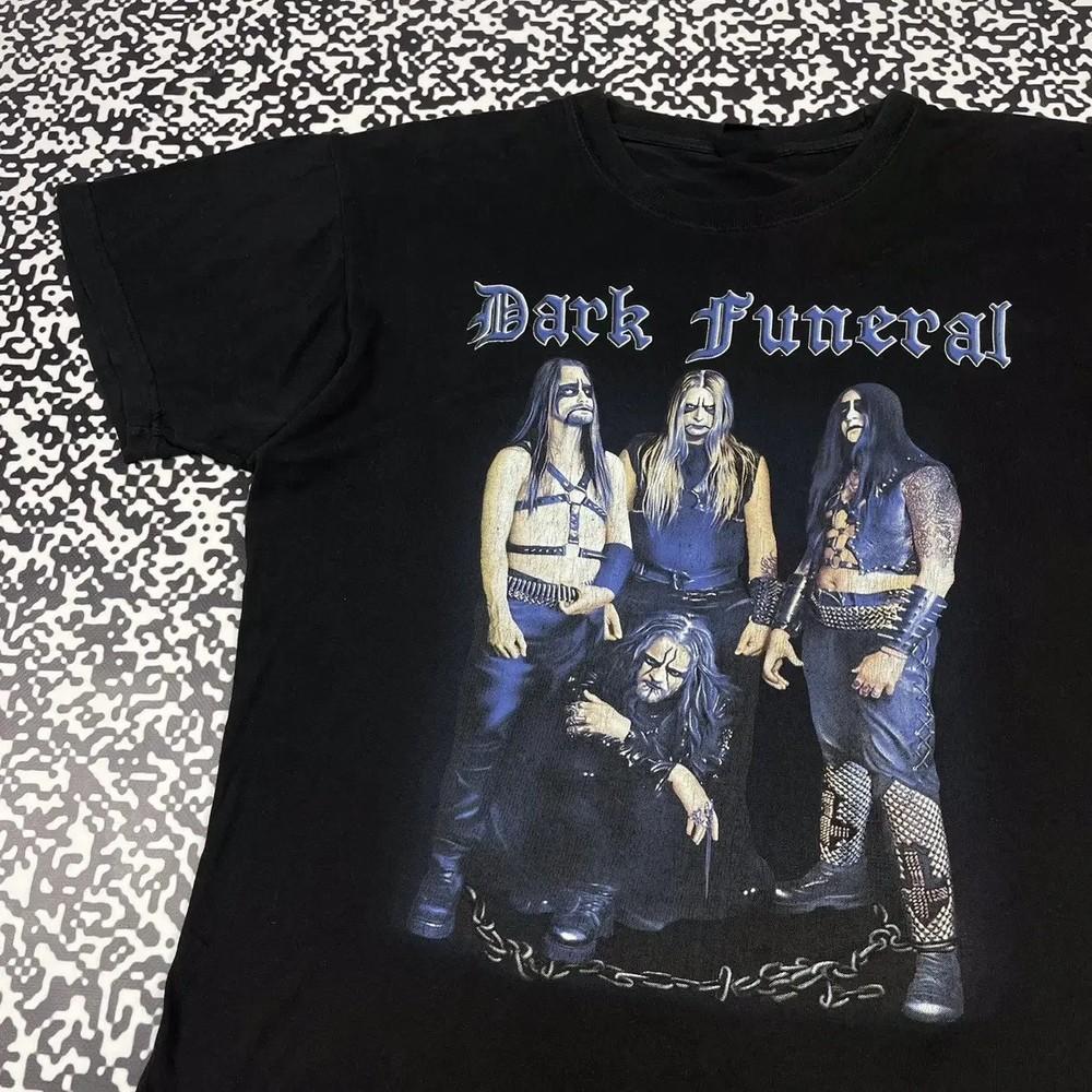 

Rare Dark Funeral Band The Dawn No More Rises Black S to 5XL Shirt ZL205 Unisex T-Shirt XXXL