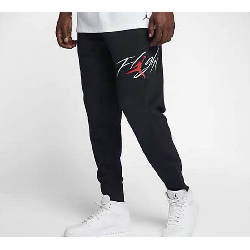 Jordan Air Print Knit Fleece Joggers Men Bottoms Black CQ7750-010