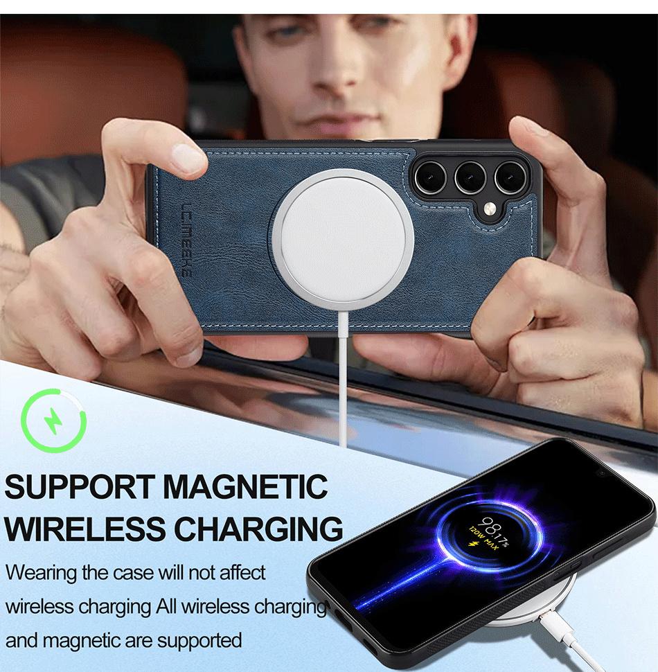 For Samsung A56 A55 A54 A53 A52 A52S 5G Case Magnetic Phone Case For Samsung Galaxy A36 A35 A34 A16 A15 A14 Case Back Cover A52S