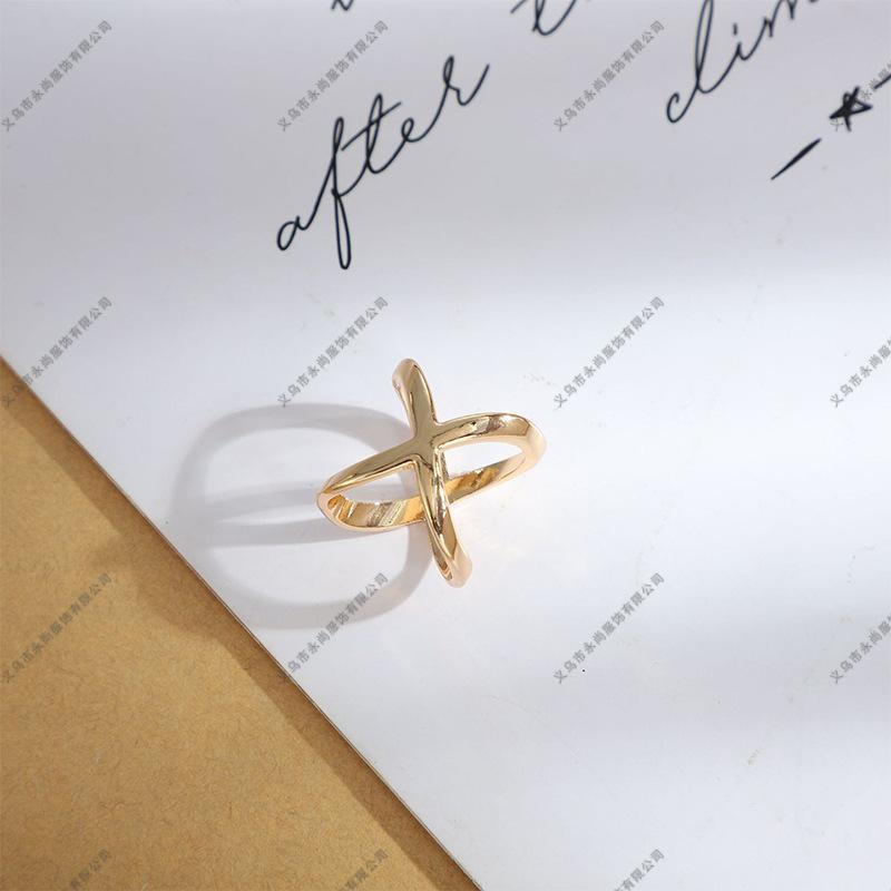 Gold-Tone Cross and Infinity Metal Scarf Clip for Casual or Formal Wear