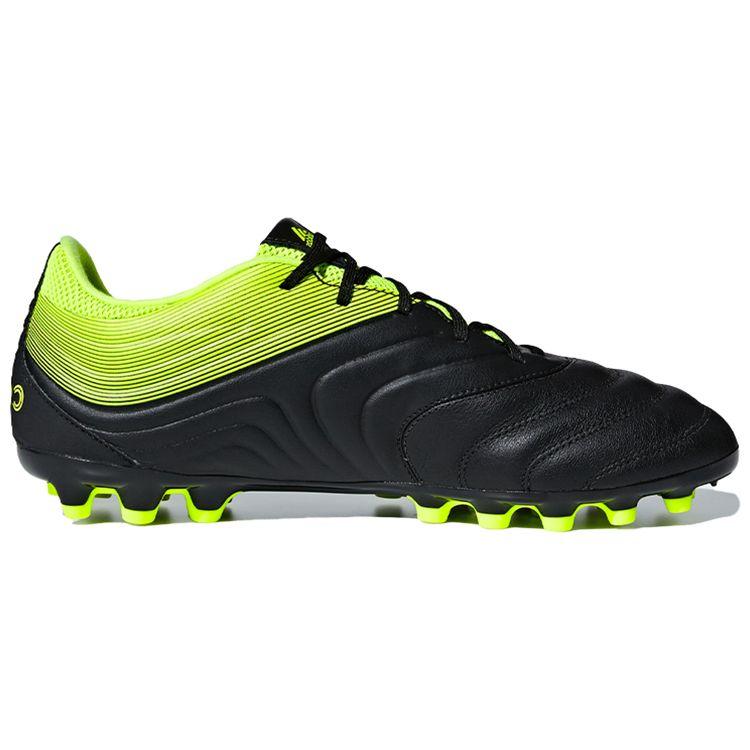 Adidas Copa 19.3 Round Toe Comfortable AG (Rubber Short Studs) Slip Resistant Durable Soccer Shoes Men Soccer Shoes Green Black F35774