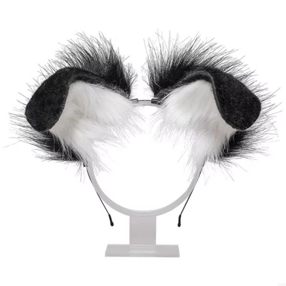 Furry Gothic Headband Animal Lolita Ears Headwear Practical Cosplay Headband Children