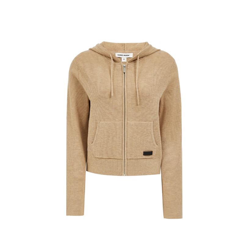 VEROMODA Women's Hooded Full-Zip Knit Cardigan