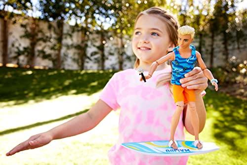 Barbie Ken Surfboard Set / As seen in the movie "Barbie"! [Dress-up Doll] [Ages 3+] [Gift] HPT50