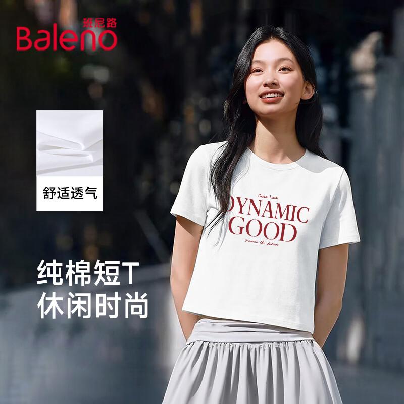 Baleno Women s Letter Print Cotton T-Shirt 2XL