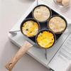 Egg Frying Pan Nonstick Pancake Pans 4-Cups Cookware Pancake Pan Egg Pan Suitable for Gas Stove Induction Cooker