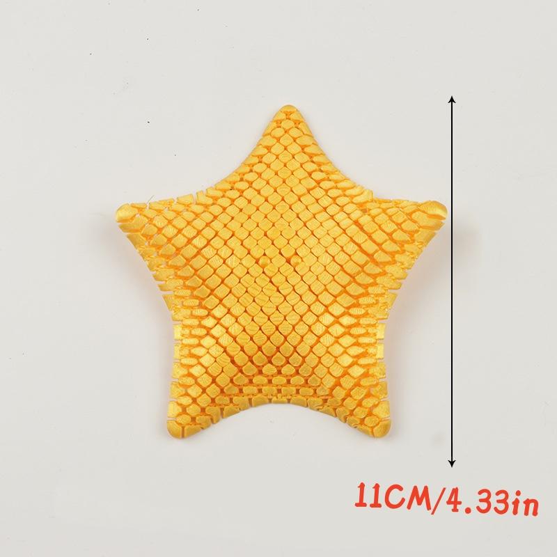 3D Printed Articulated Starfish Fidget Toy Flexible Movable Stress Relief Desk Decor Visual Toy Gift for Kids Adult Party Favors