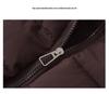 Women's 2026 Knitted Patchwork Sleeve Cotton Jacket - Short, Two-Piece Style, Autumn/Winter New Fashion Outerwear
