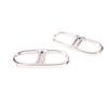 For Mercedes-Benz GLA H247 4WD 20-21 Stainless Steel Rear Bumper Dual Exhaust Pipe Trim Exhause Cover Car Accessories