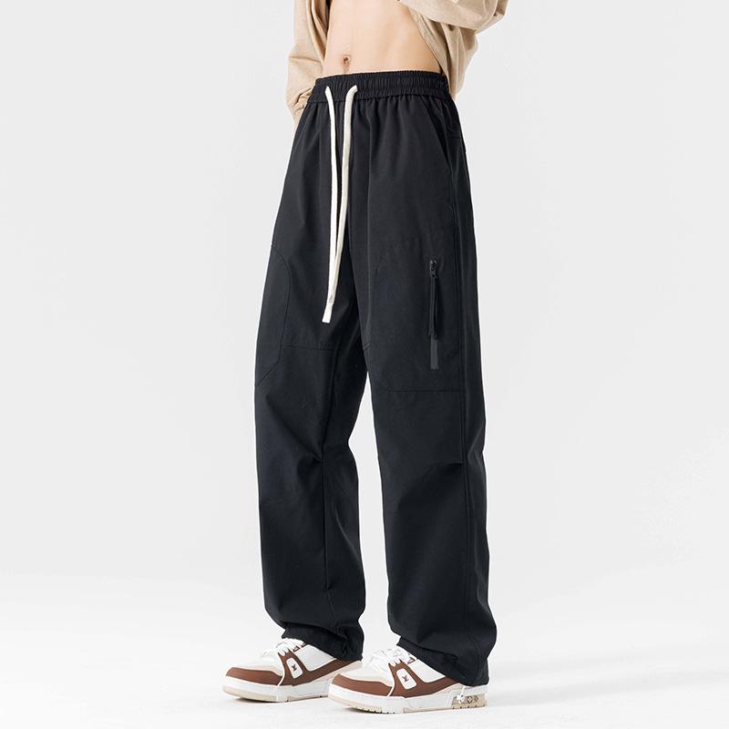 Podzimní a zimní nové venkovní kombinézy Pánské volné rovné sportovní ležérní kalhoty