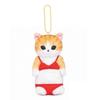 Huggable And Soft Red Bikini Shark Cat Plush Toy 14cm With Short Material Plush
