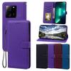 PU Leather Flip Wallet Phone Case for Xiaomi 13T Pro,13T Litchi Texture Card Holder Kickstand Wrist Strap Protective Cover