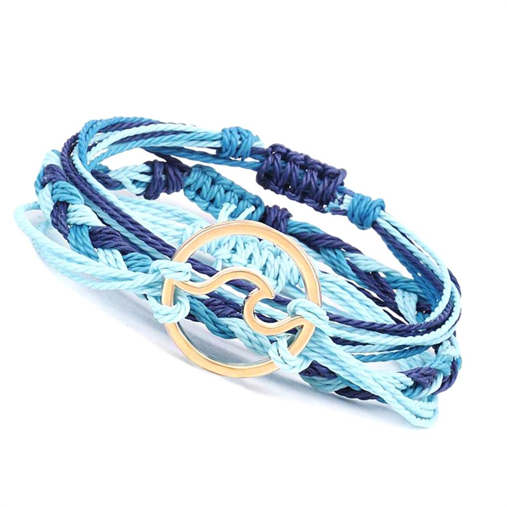 

Bohemian Fabric Creative Comfortable Boho Bracelet Hand Decor Present Bracelet Braided Bracelets Jewelry Rope for Lover Friend