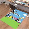 1pc Sanrio1 Print Area Rug - Soft, Washable Non-Slip Indoor Mat for Office Chairs, Living Room, Home Office Decorative Rug